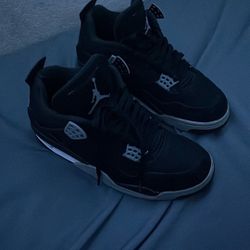 jordan 4 black canvas 