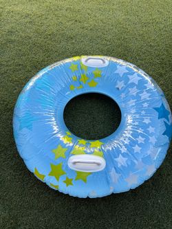 Inflatable Pool Float Ring with Handles