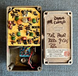 Vintage - Analogman modded Script Logo MXR Dyna Comp