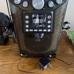 Singing Machine Bluetooth CD+G Karaoke System, specifically appearing to be model SML625BTW or a very similar model from the same 