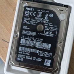 HGST 1TB Hard Drive (Pulled from iMac)HGST 1TB internal hard drive pulled from working  Imac