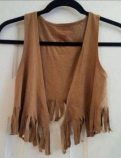 Girl's Fringed Vest