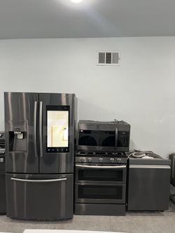 🔥🖤 SAMSUNG BLACK STAINLESS KITCHEN SET! 🖤🔥