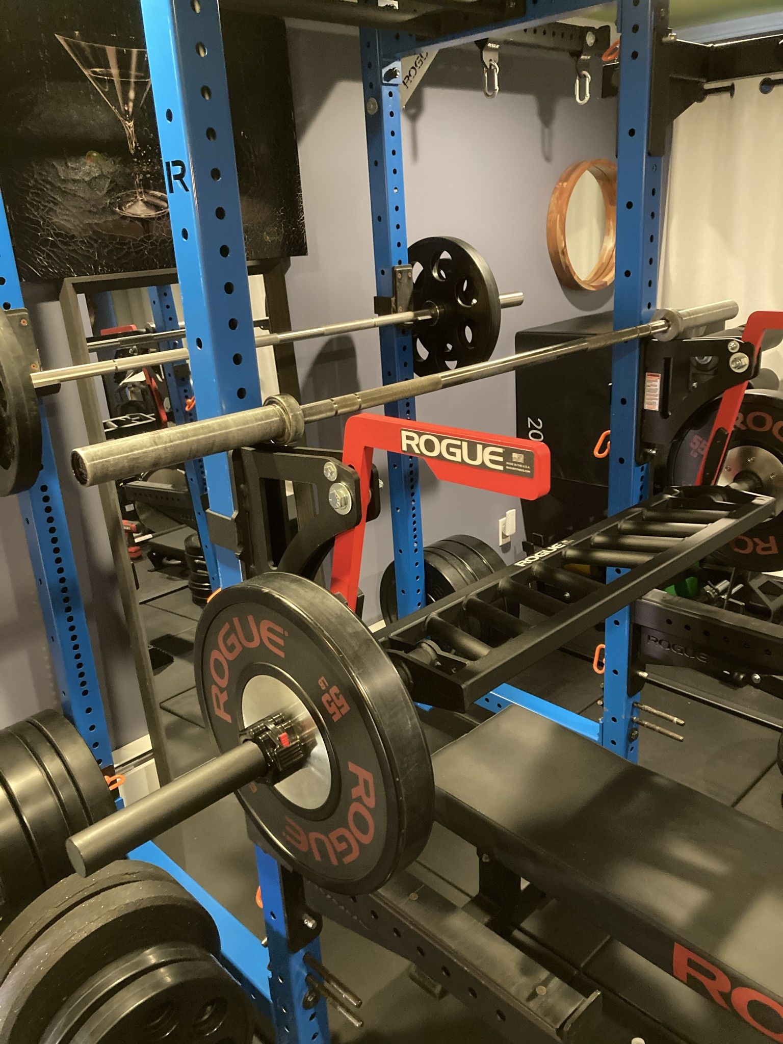 Rogue Fitness Brand Olympic 35 Lb C-70 Shorty Barbell