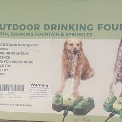 Dog Water sprinkler toy.