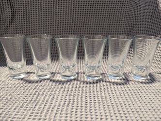 Set of 6 Clear Shot Glasses – Classic Barware Collection