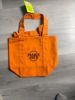 Trader Joe’s Halloween color orange tote bag