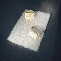 925 Silver Nugget Rings 