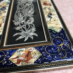 Persian Qalamzani Handmade Wall Art