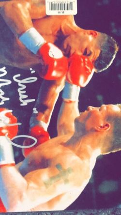 10”x8” Picture Of Mickey Ward With His Autograph And Certification