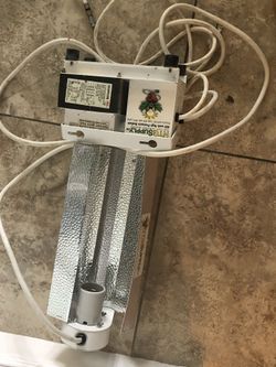 Indoor hydroponic grow light 400 watt hps hug supply
