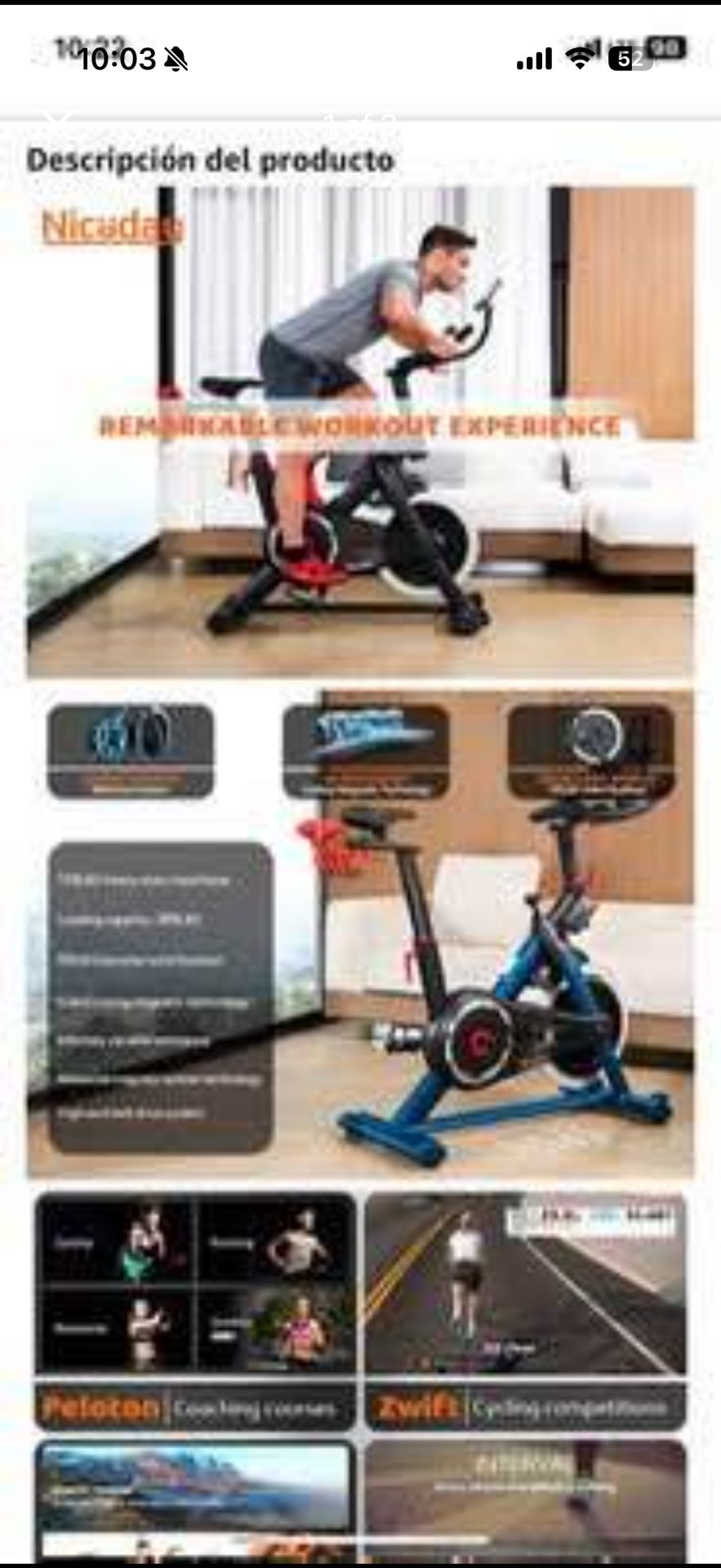 Nice Day Exercise Bike 