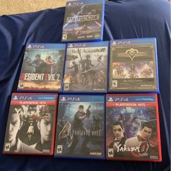 PS4 Games (Resident Evil, KH Collection, Nier, more)