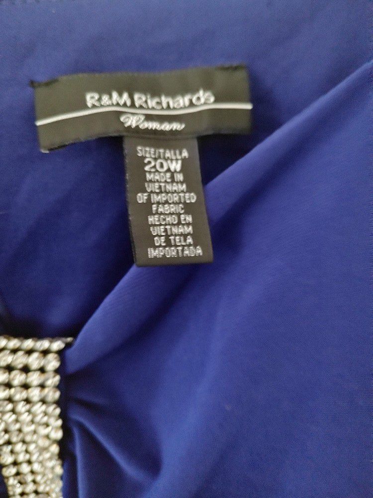 R & M Richards Beautiful Royal Blue Dress