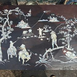 Beautiful Mother of Pearl Inlaid Artwork