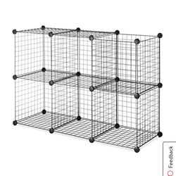 4 Metal Shelving Cubes