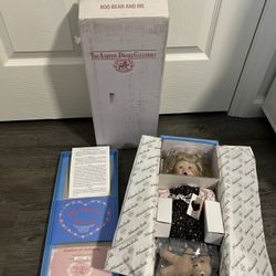 “BRAND NEW” ASHTON DRAKE GALLERIES “BOO BEAR AND ME” PORCELAIN DOLL WITH COA