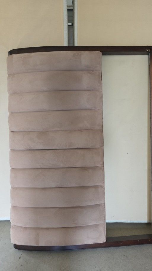 King Size Fabric Head Board and Frame 