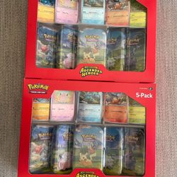 Ascended Heroes 5 Pack Mini Tins