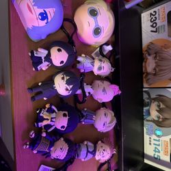 Anime Bleach, Jujutsu kaisen, Spy X Family Bag Clips/Keychains