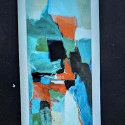 Color Splash Frameless Free Floating Tempered Glass Art 