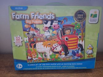Farm Friends Big Puzzle 12 piece