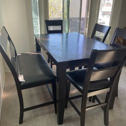 High Top Dining Table With Bench