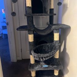 multi level cat tower