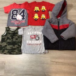 Boys Size 2T, 3T, 4T, 5T