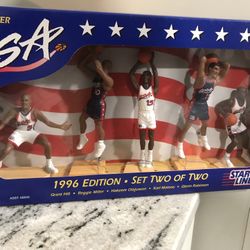 🏀 Starting Lineup 1996 NBA Olympic Set…👀LQQK! 🏀