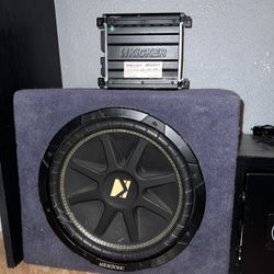 800w Kicker amp/ 12in kicker speaker 