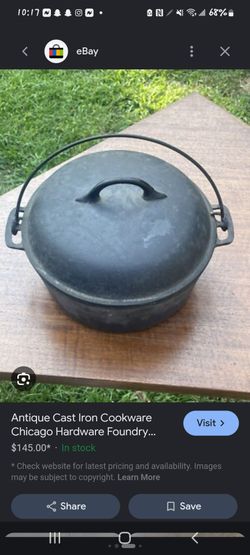 Antique Cast Iron Dutch Oven