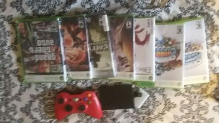 Wless remote hard drive and games bundle