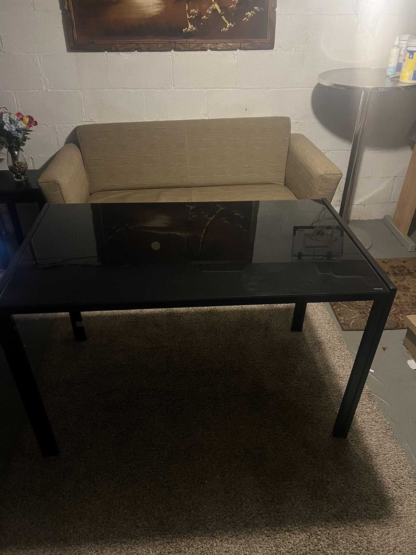 Dining Table Glass Tempered