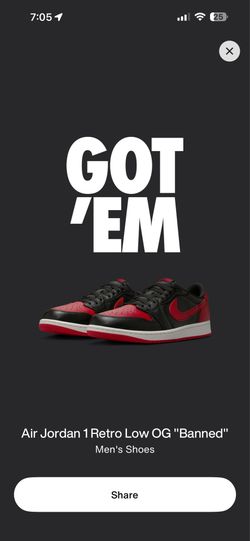 Jordan 1 og banned 8.5