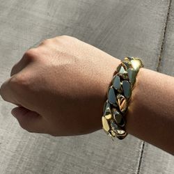 14k Gold Plated Miami Cuban Link Bracelet 