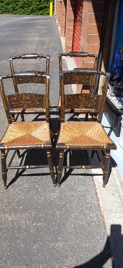 4-Lambert Hitchcock Chairs