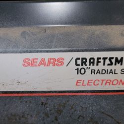 Craftsman Radial Arm Saw