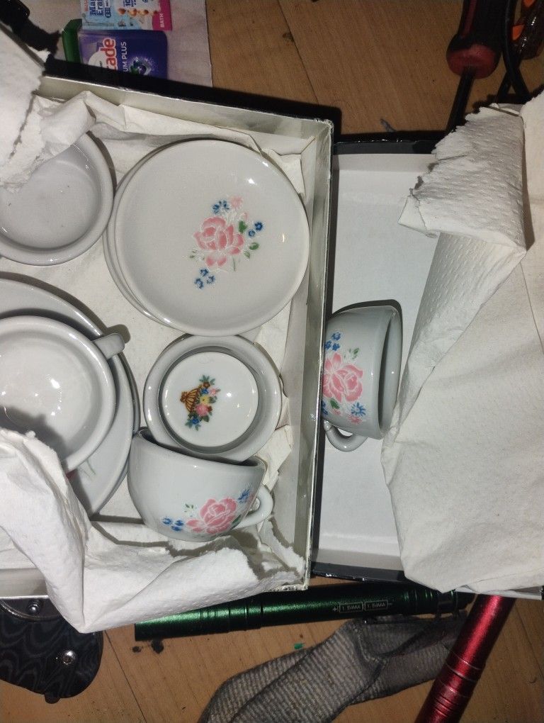 Child's Porcelain Tea Set