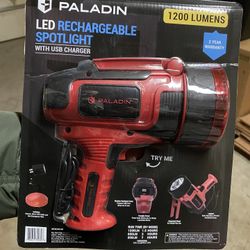 Portable Spotlight With Power Bank