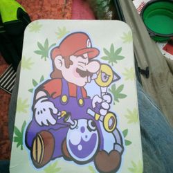 Super Mario Weed Tray W/Magnetic Top 