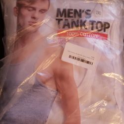 6 Mens Tank Top. ( Wife Beaters ) Brand New. 2xL