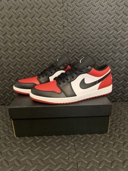 Jordan 1 Low Bred Toe Sizes 8.5, 9.5 & 13