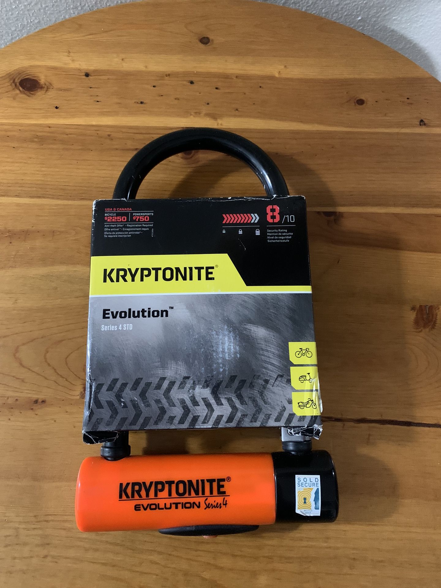 (New) KRYPTONITE EVOLUTION Series 4 Bike Lock 