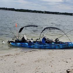 Kayak - Feelfree Lure II Tandem with Motor & Canopy