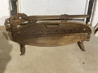 1934 The improved Handy asbestos Shingle Cutter