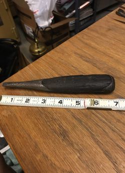 Primitive wood handle screwdriver 7 “ long
