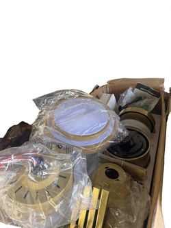 Modern Gold Ceiling Fan with LED Light - 5 Blade - New in Box