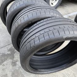 4.   PCS OF TIRES.    CONTINENTAL SPORTCONTACT 6.   SIZE 255/35/21