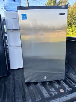 2 mini fridges and water fountain